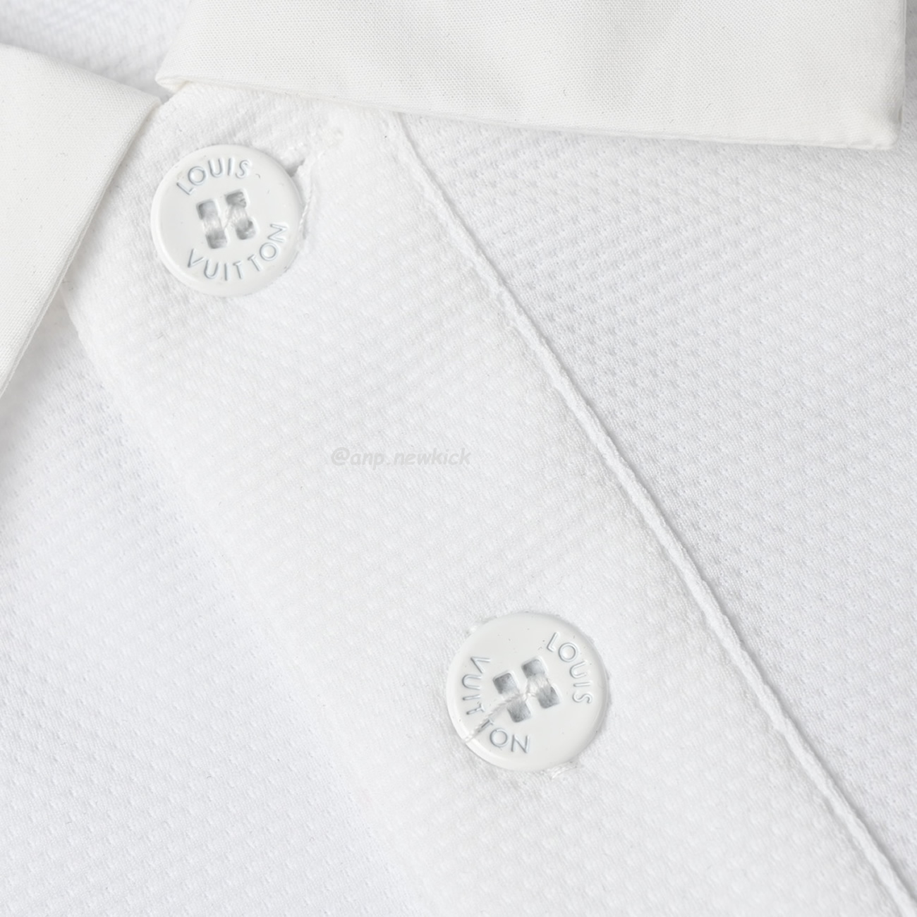 Louis Vuitton 24ss Water Diamond Letter Polo Short Sleeves T Shirt (2) - newkick.org